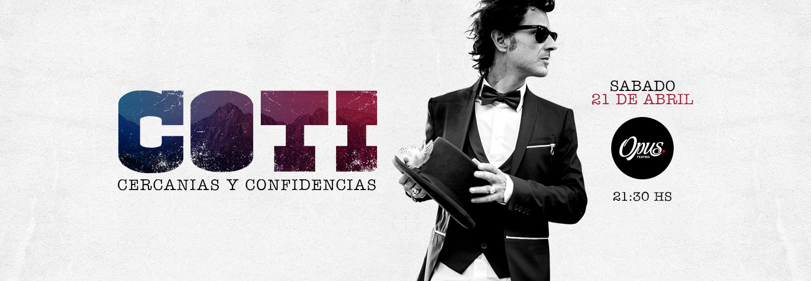 Coti | Cercanías y Confidencias Tour