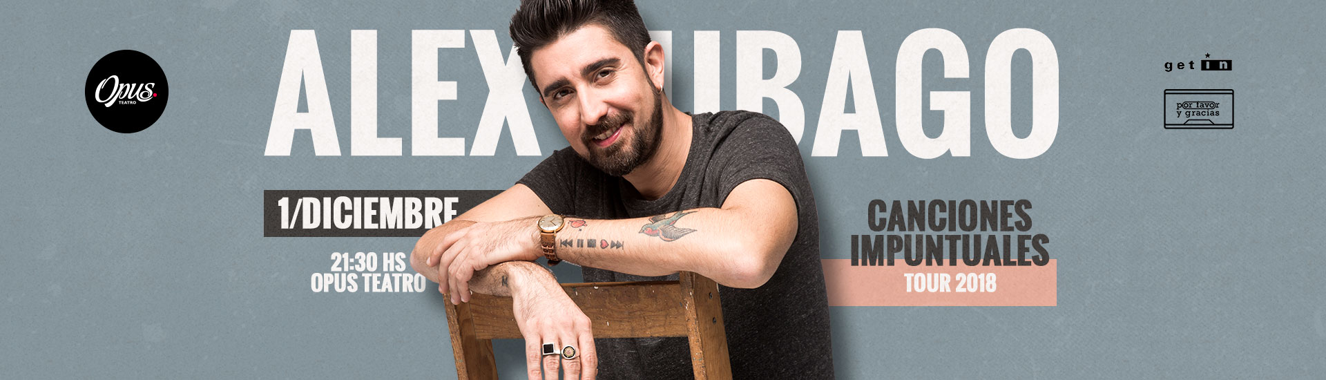 Alex Ubago | Canciones Impuntuales Tour 2018