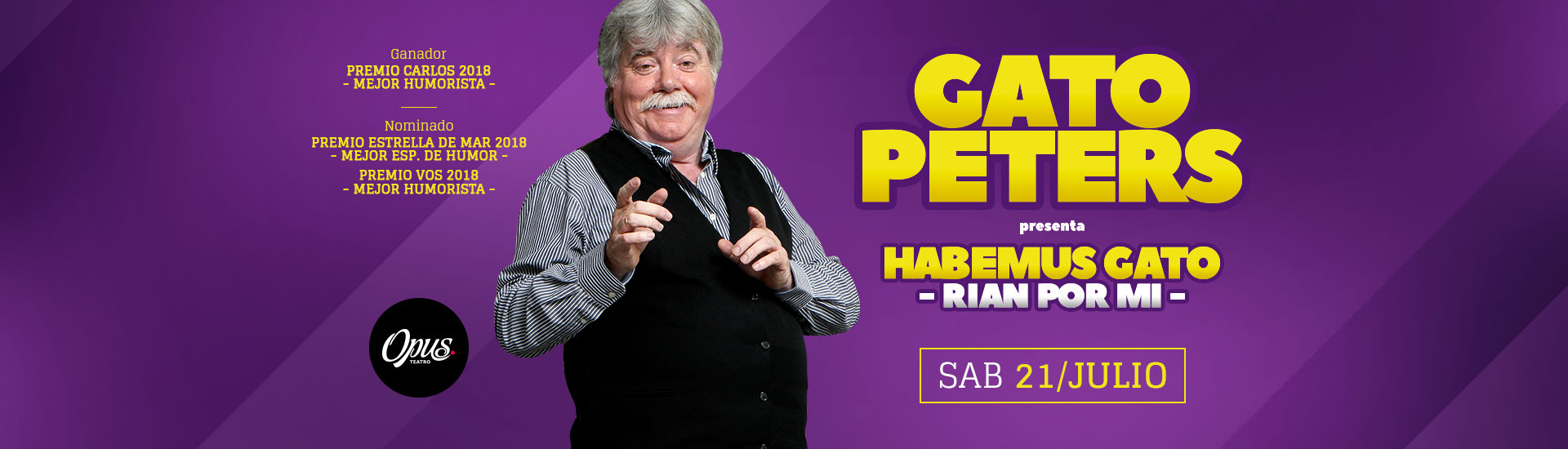 Gato Peters | Habemus Gato: Rían Por Mí