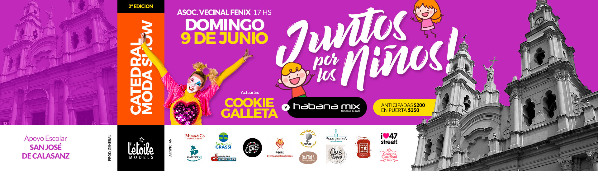 JUNTOS POR LOS NIÑOS: Catedral Moda Show 2019