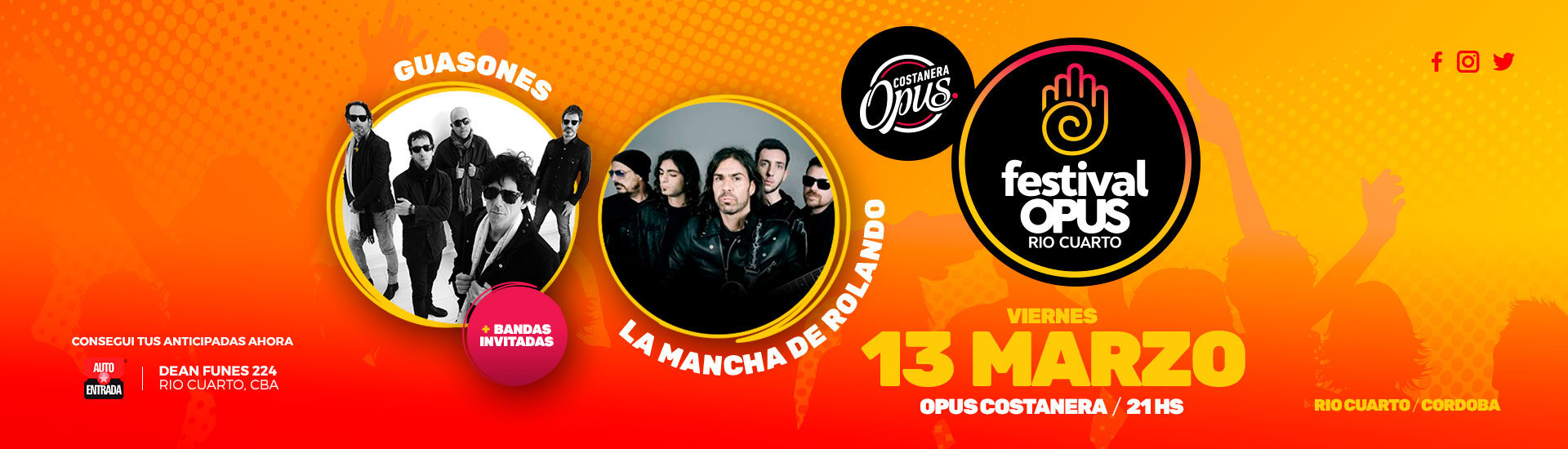 Festival Opus Río Cuarto 2020 | Viernes 13/03