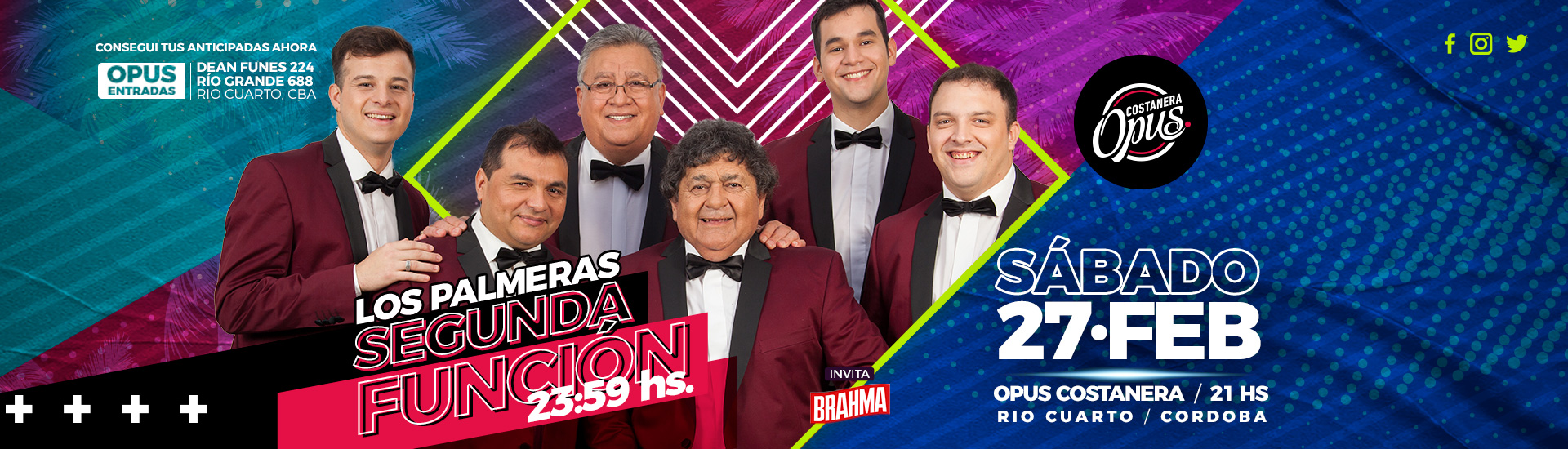 LOS PALMERAS - 2DA. FUNCIÓN - 23:59 HS