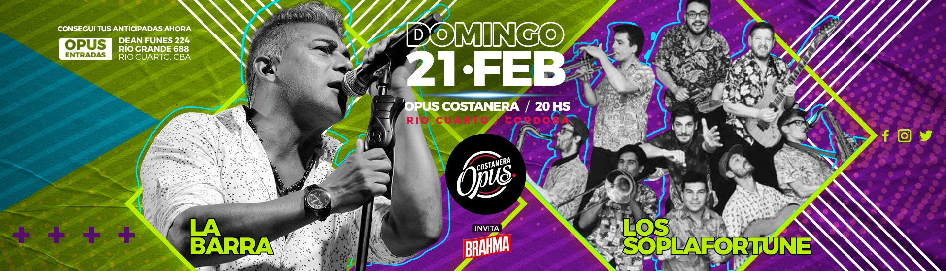 LA BARRA + Los Soplafortune