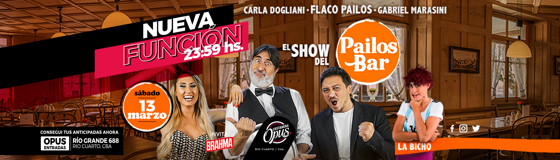 EL SHOW DEL PAILOS BAR - NUEVA FUNCIÓN