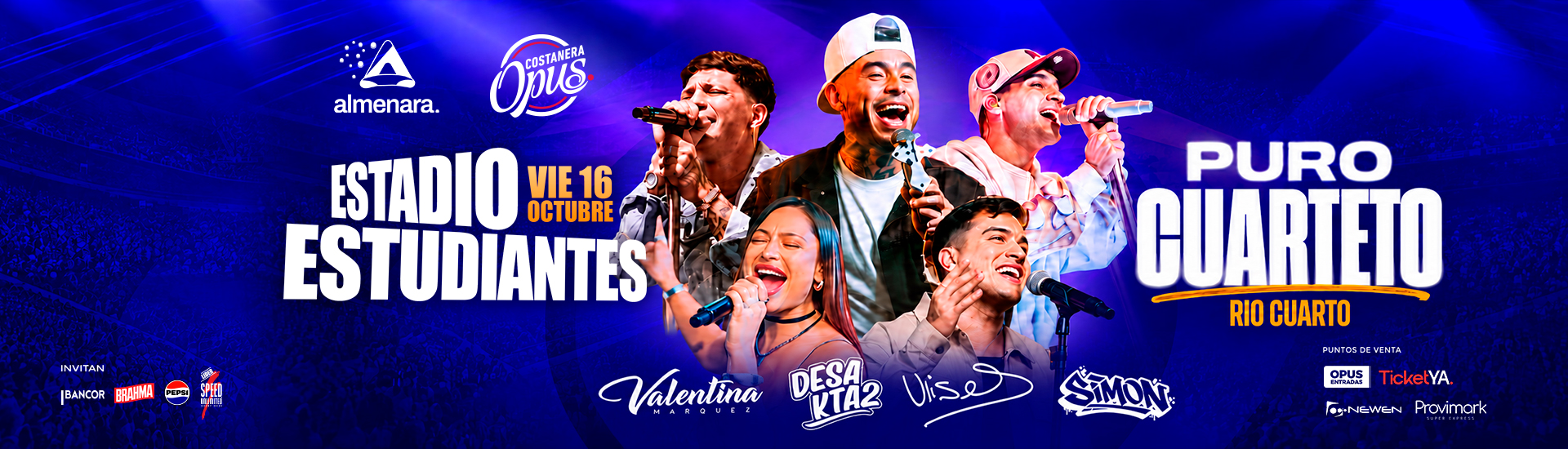 PURO CUARTETO - ESTADIO ESTUDIANTES